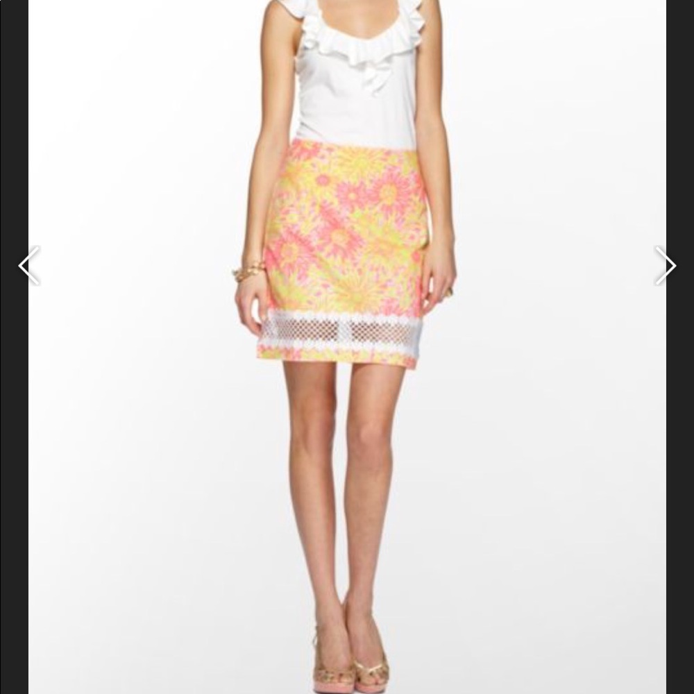 Lilly Pulitzer Sun Kissed Glow Print Skirt